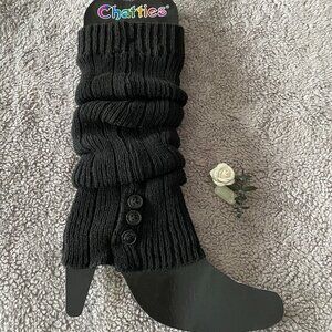 NWT Chatties Leg Warmers Black